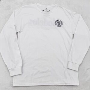Modelo Cerveza Mexico Long Sleeve Logo Graphic T Shirt White Mens Size Medium